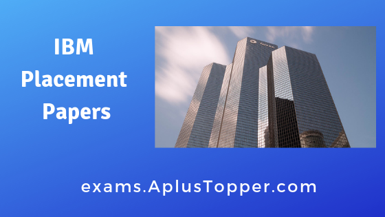 IBM Placement Papers