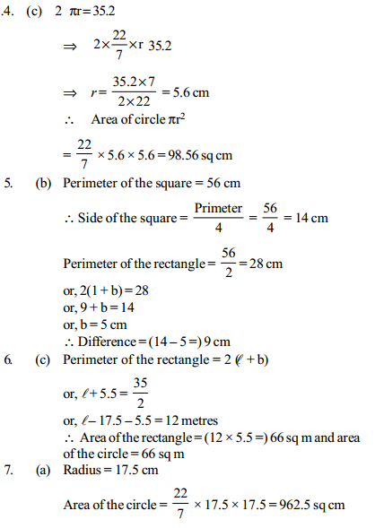 Area and Perimeter Questions for IBPS Clerk 18
