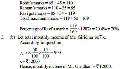Percentage Questions for IBPS PO 15