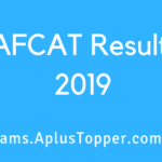 AFCAT Result 2019