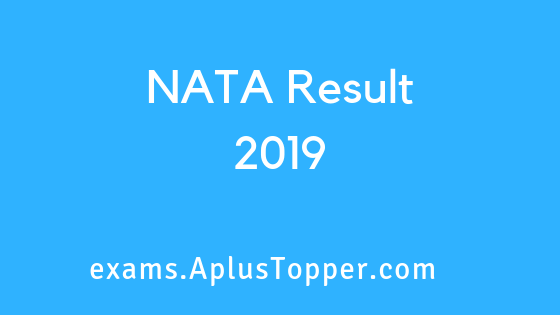 NATA Result 2019