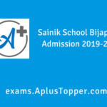 Sainik School Bijapur Admission 2020