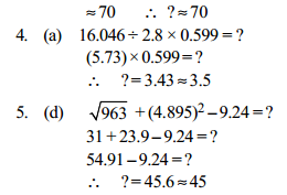 Approximation Questions for SBI Clerk 12