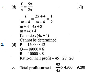 Ratio and Proportion Questions for SBI PO 14