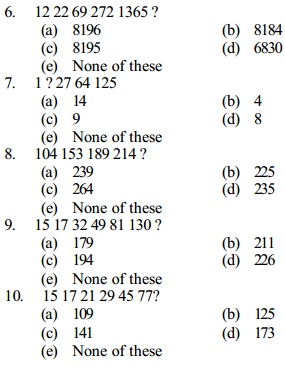 Series Questions for IBPS RRB 18