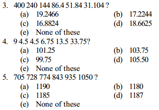 Series Questions for SBI PO 7
