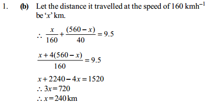 Time, Speed and Distance Questions for IBPS SO 6